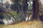 Charles-Amable Lenoir Landscape close to the artist's house in Fouras oil painting picture wholesale